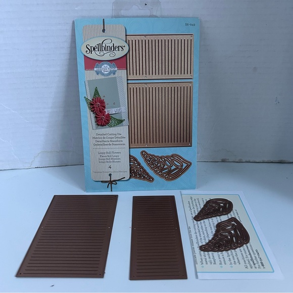 Spellbinders Loop Roll Flowers & Leaves Die-Cut 4 pcs - Picture 5 of 7